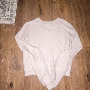 Urban Outfitters Cream Crew Neck Sweater